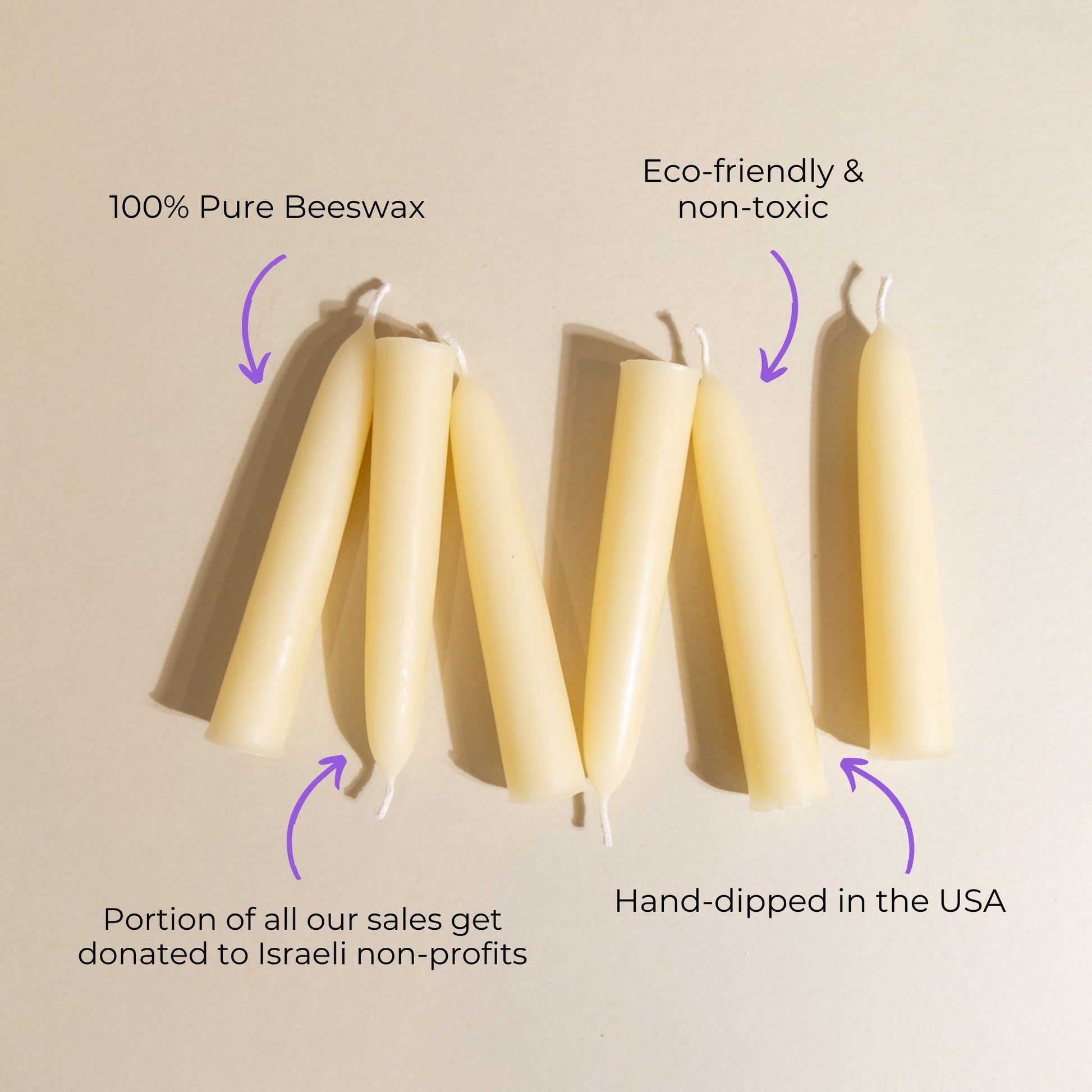 Taper Candlestick Gold 7in - Quick Candles