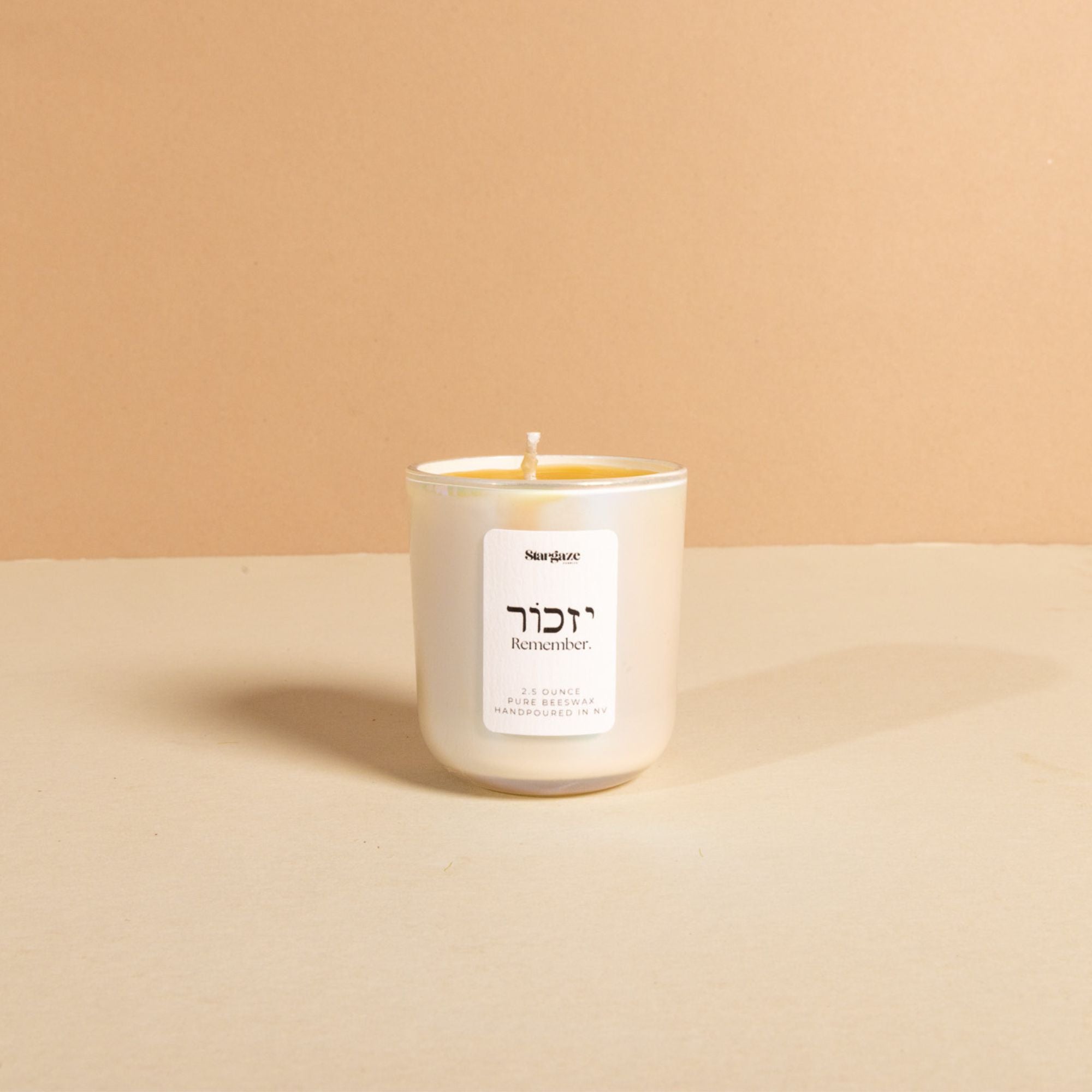 Ivory Yahrzeit 24 Hour Candle