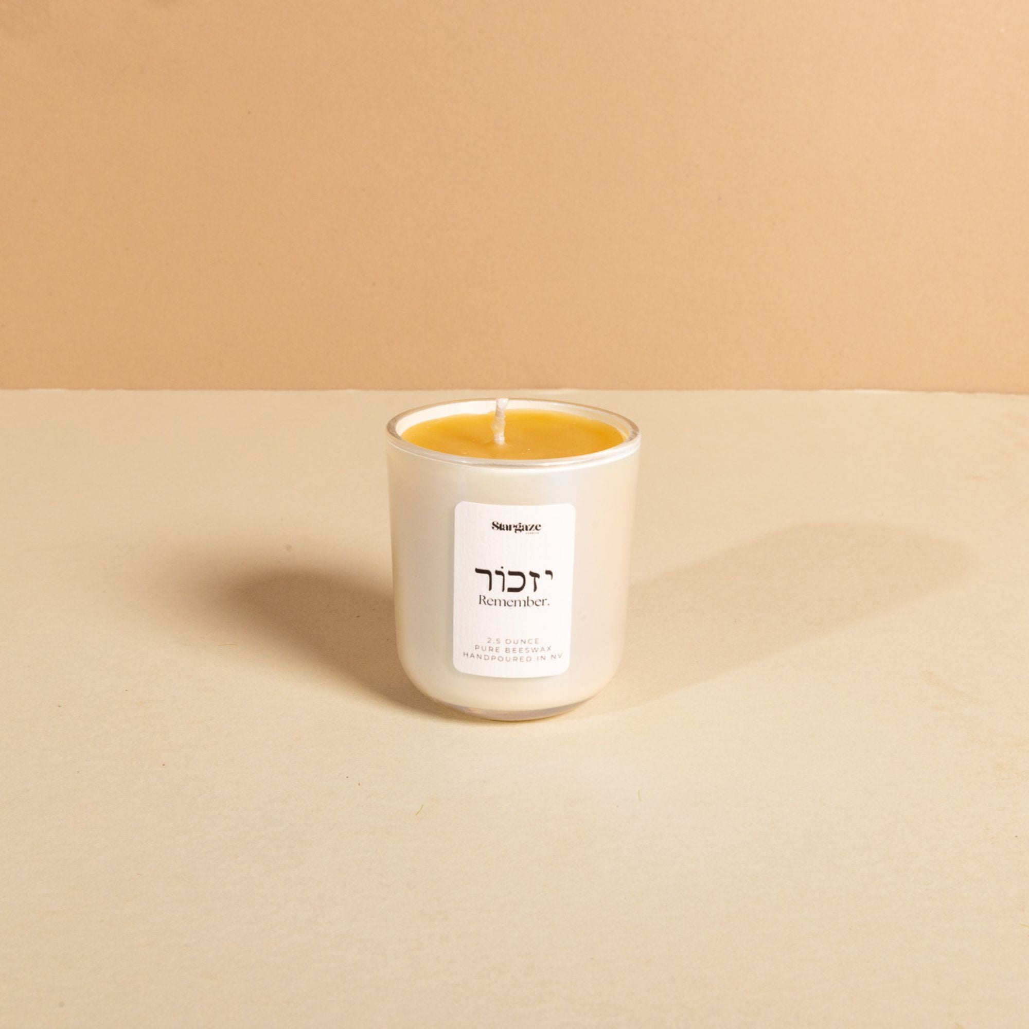 Ivory Yahrzeit 24 Hour Candle