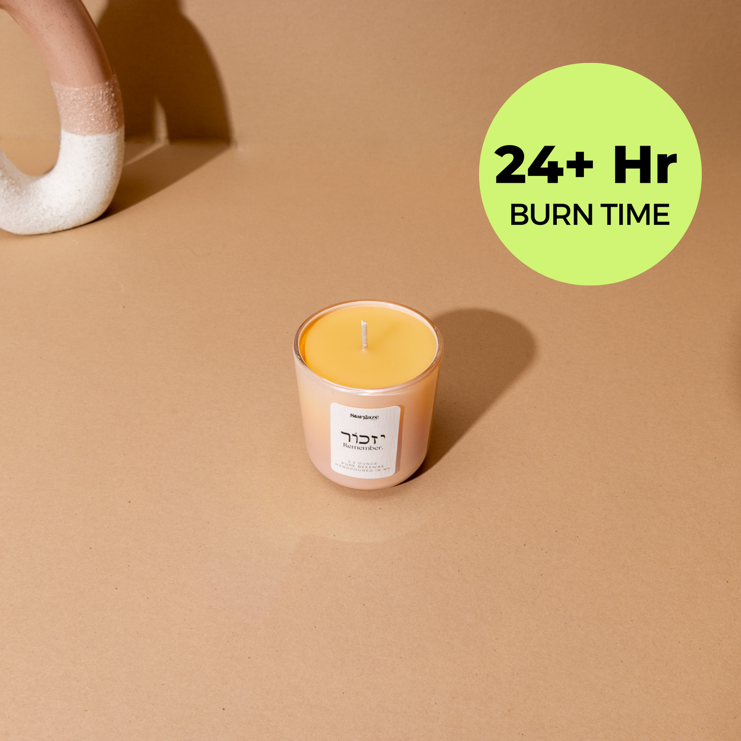 Sherbet Yahrzeit 24 Hour Candle