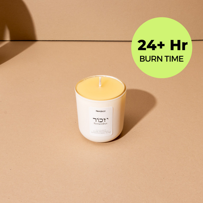 Matte Yahrzeit 24 Hour Candle