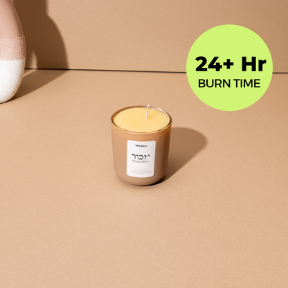 Matte Yahrzeit 24 Hour Candle